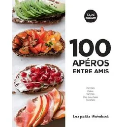 livre les petits marabout : 100 apéros entre amis