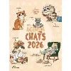 livre mon agenda chats - edition 2026