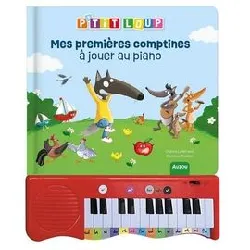 livre mon piano p'tit loup - mes 1eres comptines