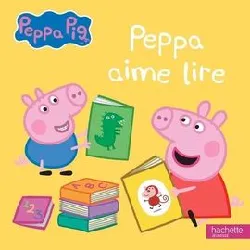 livre peppa pig - peppa aime lire