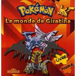 livre pokémon - le monde de giratina - livre - puzzle