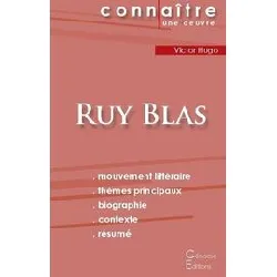 livre ruy blas - fiche de lecture