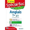 livre spécial bac fiches anglais tles toutes séries