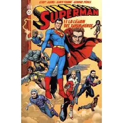 livre superman et la légion des super-héros
