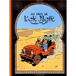 livre tintin au pays de l'or noir