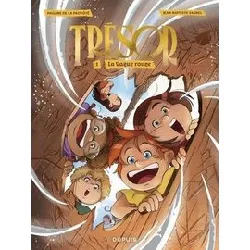 livre trésor - tome 1 - la vague rouge