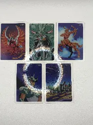 lot cartes chevaliers du zodiac vintage