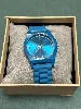 montre bleu en silicone lbvyr
