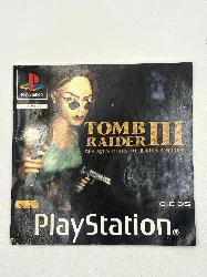 notice tomb raider 3 les aventures de lara croft ps1