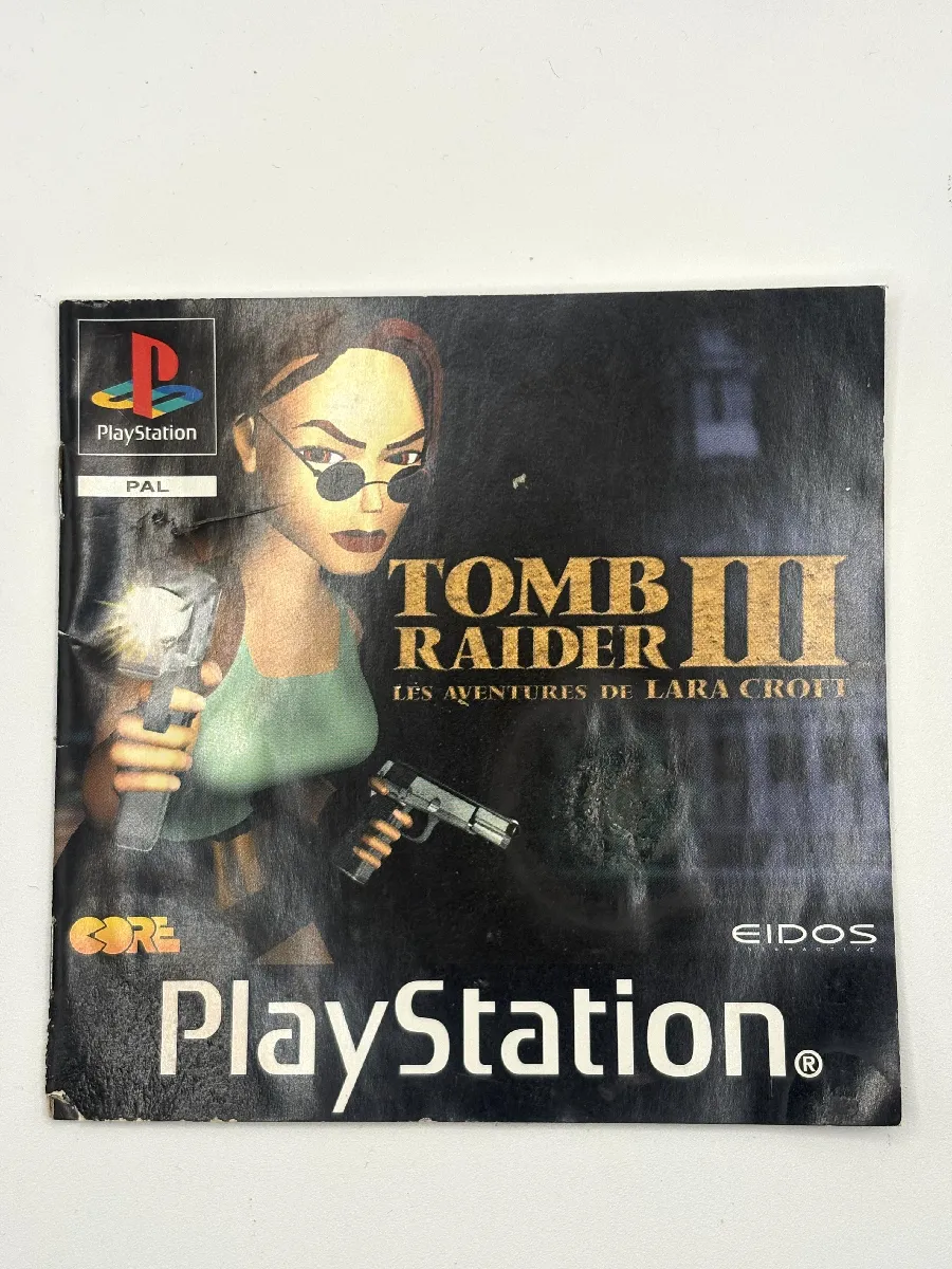 Jeu Tomb Raider 3 Les Aventures De Lara Croft PS1 - État Correct - Version PAL