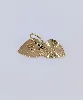 pendentif double coeurs en or gravés "toi" et "moi" or 750 millième (18 ct) 0,77g
