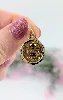 pendentif médaille d'amour plus qu'hier moins que demain or 750 millième (18 ct) 2,45g