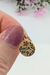 pendentif or amor de paris or 750 millième (18 ct) 0,44g