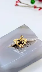 pendentif or deux dauphins forme coeur or 750 millième (18 ct) 0,61g