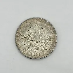 pièce 5 francs semeuse 1961 argent 835 millième 11,97g