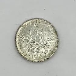pièce 5 francs semeuse 1963 argent 835 millième 12,01g