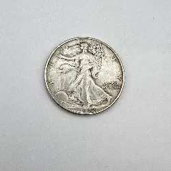 pièce demi dollar liberté de marche 1942 argent 900 millième 12,48g