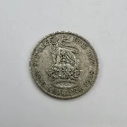piece one shilling 1928 argent autre millième 5,57g