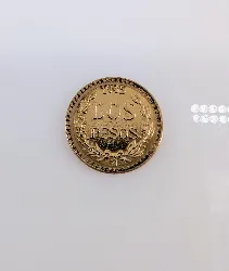 pièce or dos pesos 1945 or 900/1000 1,65g