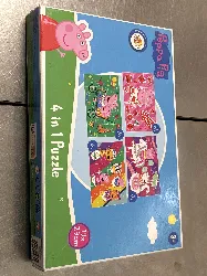 puzzle peppa pig 4 en 1
