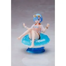 re:zero - starting life in another world statuette rem aqua float gir