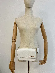 sac à main jaqumus le carniu blanc