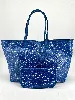 sac cabas goyard saint louis pm en toile goyardine et cuir, avec une pochette intérieure amovible