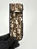 set d'accessoires dior vintage en toile monogrammée beige et marron avec finitions en cuir marron