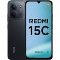 smartphone xiaomi redmi 15c 4gb 128gb 5g dual sim pantalla 6.9' negro medianoche