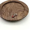 142969 boucles d'oreilles puces coccinelle  argent 925 millième (22 ct) 0,68g