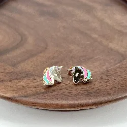 23011900 boucles d'oreilles puces licorne