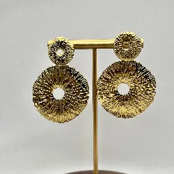 3130509 boucles d'oreilles puces t3,7 x 5,5 cm