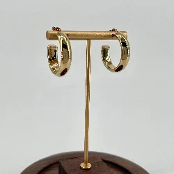 3604209 boucles d'oreilles creoles en acier doré d3 cm