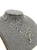 97429145 collier avec pendentif oxydes et étoile l45 cm