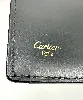 agenda cartier en cuir noir avec porte mine trinity