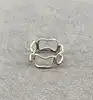 bague argent ajourée t50 argent autre 1,28g