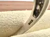 bague argent ornée d'une ambre t62 argent 925 millième (22 ct) 2,77g