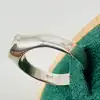 bague chevalière pentagrame t55 argent 925 millième (22 ct) 4,73g