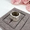 bague en argent carrée large t59 argent 925 millième (22 ct) 20,90g