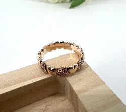 bague pandora farandole de cœurs couleur or rose