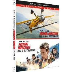 blu-ray coffret 2 films mission : impossible - the dead reckoning & the final reckoning blu - ray