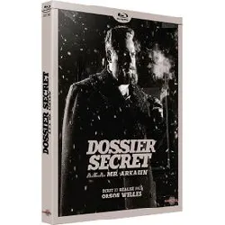 blu-ray dossier secret a.k.a. mr arkadin - blu - ray