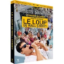 blu-ray le loup de wall street - édition limitée + dvd