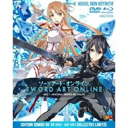 blu-ray sword art online intégrale arc 1 collector blu ray + dvd