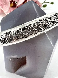 bracelet en argent motifs en filigrane très fins argent autre 18,22g