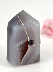 bracelet en argent orné d'une perle l17,5cm argent 925 millième (22 ct) 1,72g