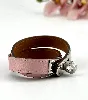bracelet hermès kelly double tour en cuir couleur sakura