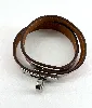 bracelet hermès kelly double tour en cuir couleur sakura