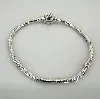 bracelet pandora maille serpent fermoir rose argent 925 millième (22 ct) 13,99g