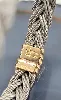 bracelet vintage fred force 10 en or et acier or 750 millième (18 ct) 29,35g